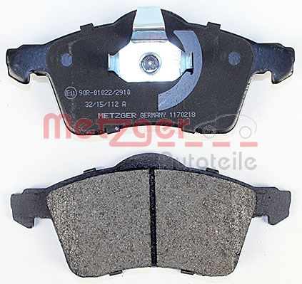 METZGER 1170218 Bremsbelagsatz, Scheibenbremse